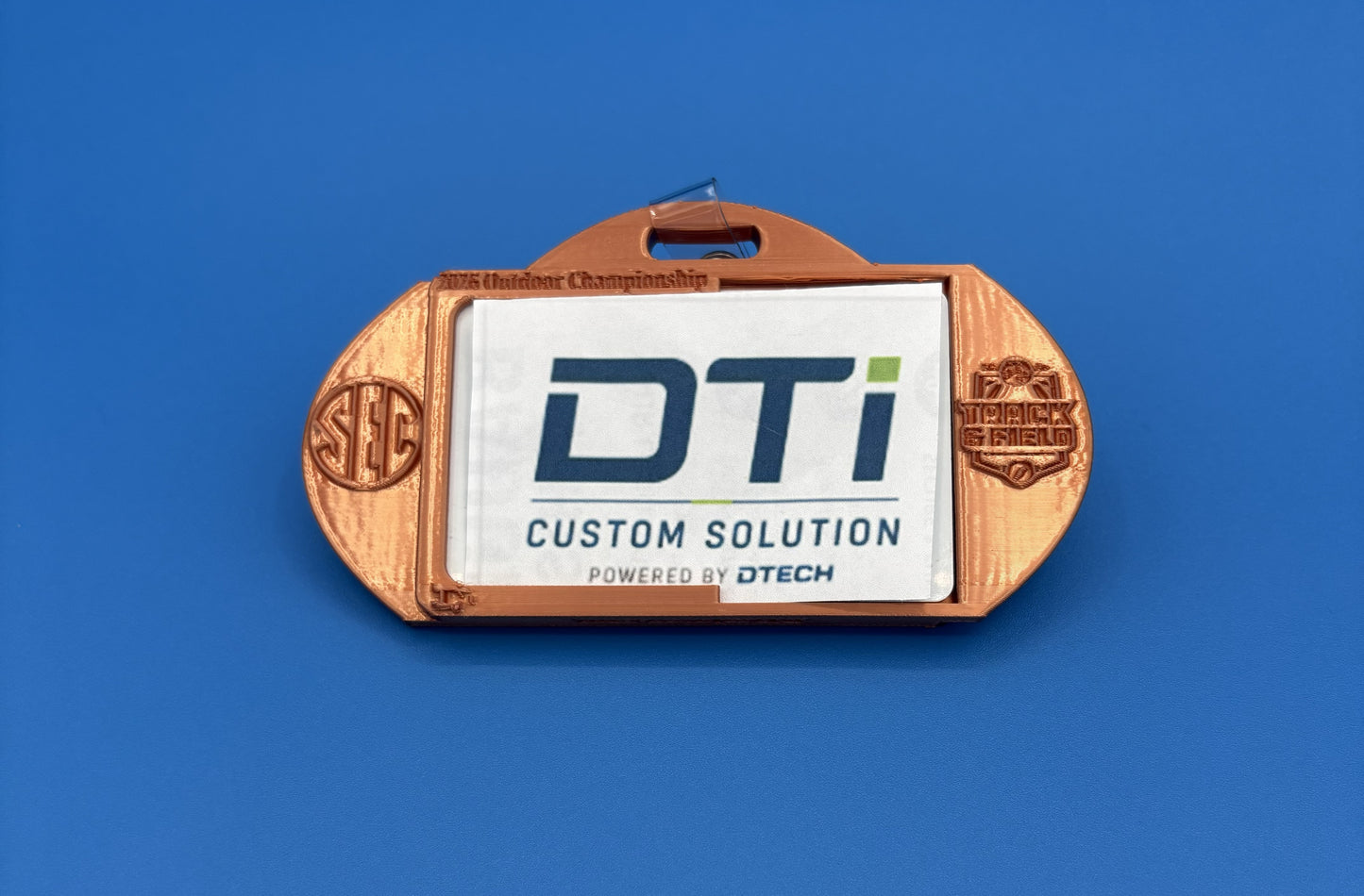 Custom badge holder for officials