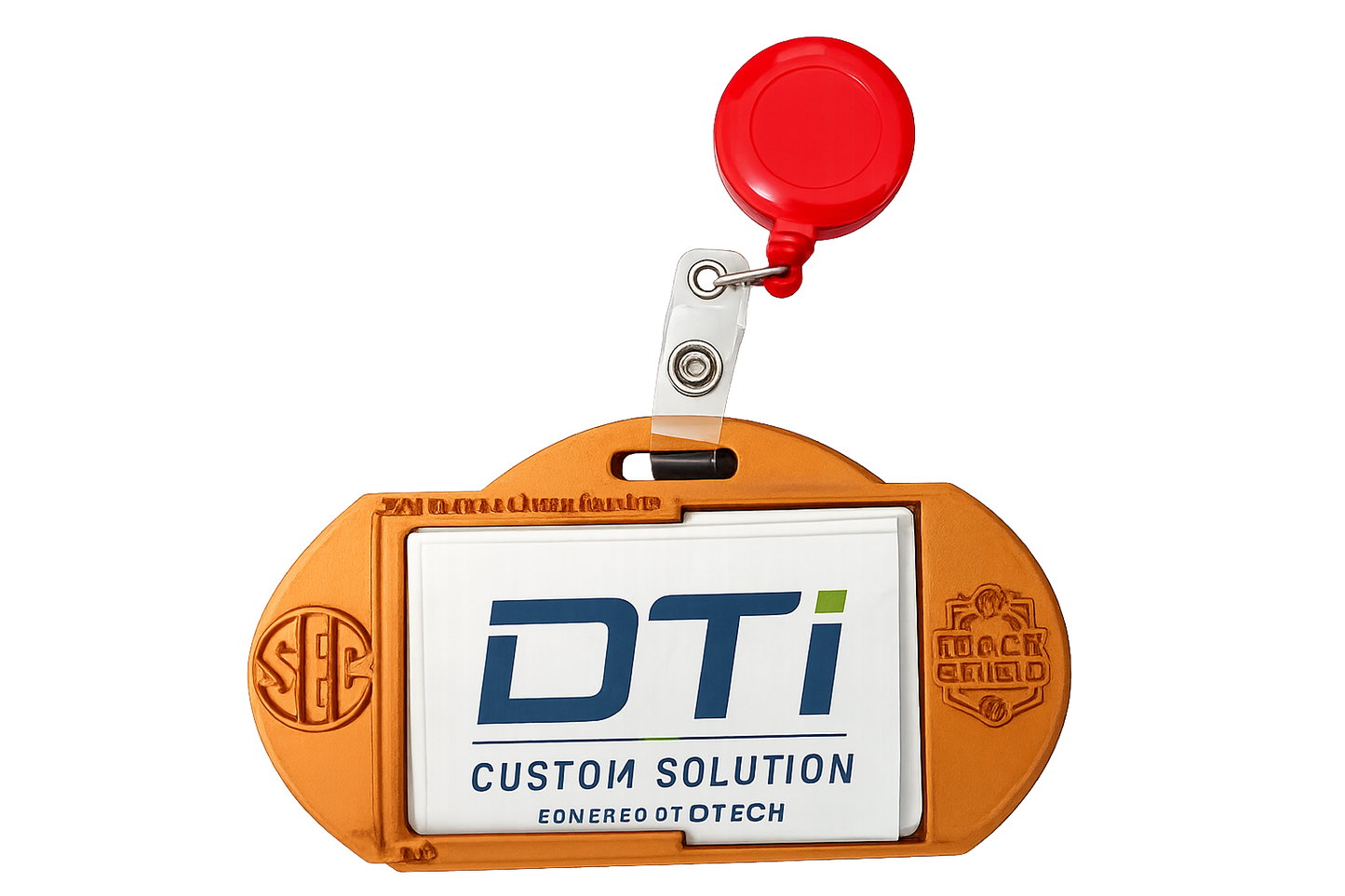 Custom badge holder for officials