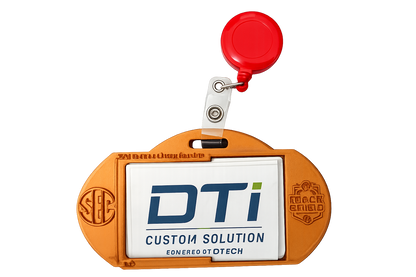 Custom badge holder for officials